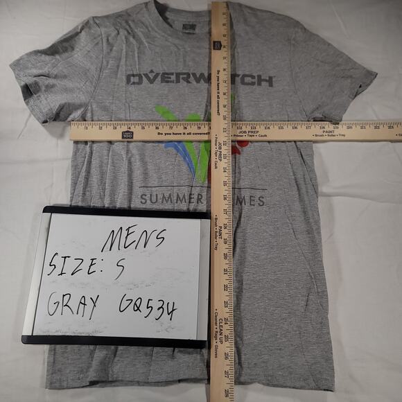 Overwatch Summer Games Short Sleeve Graphic Crew Neck T Shirt Mens Size S Gray - Picture 6 of 9